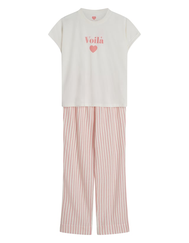 Piżama Darlan - różowy