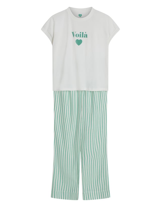 Piżama Darlan - zielony