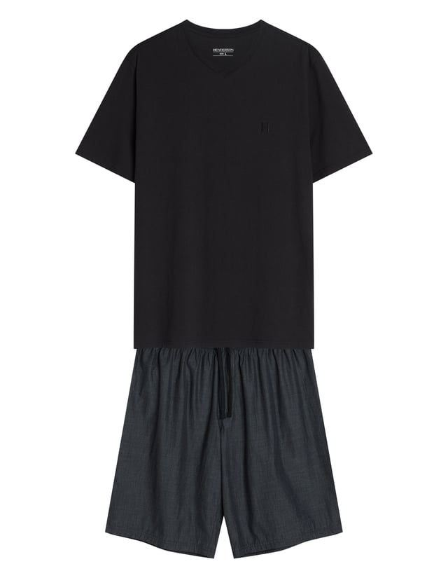 Short Pajamas POST - Black