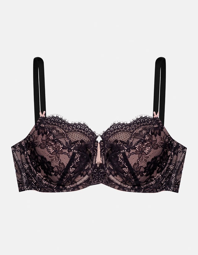 Semi-padded bra Kitty - Black