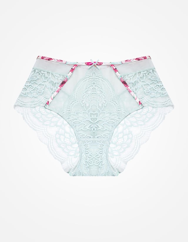 HIGH-WAISTED BRIEFS Kandy - Green