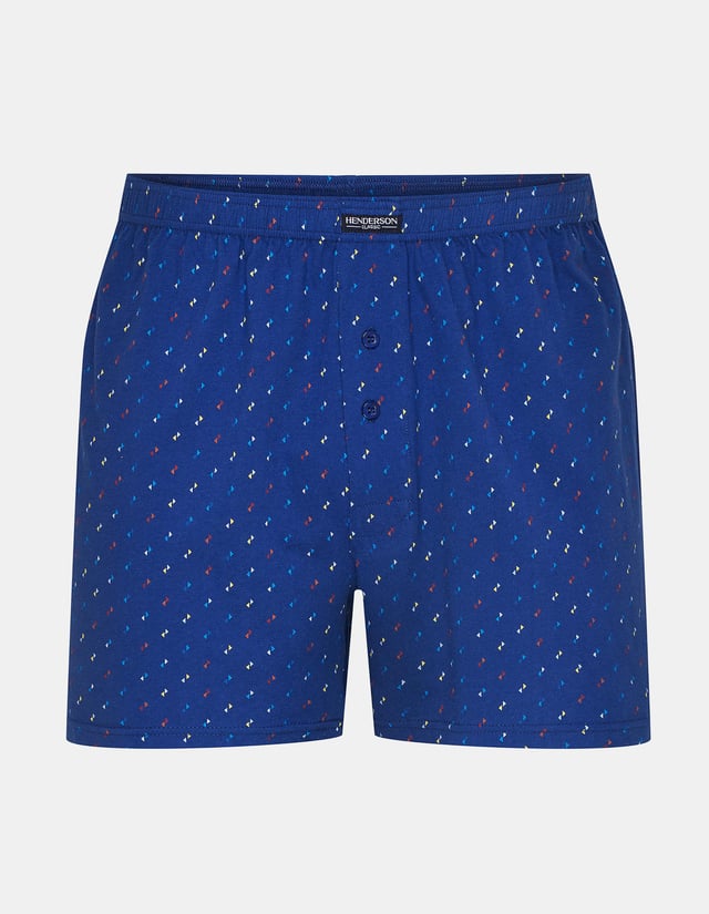 Lockere Boxershorts Classic - Navy-Blau