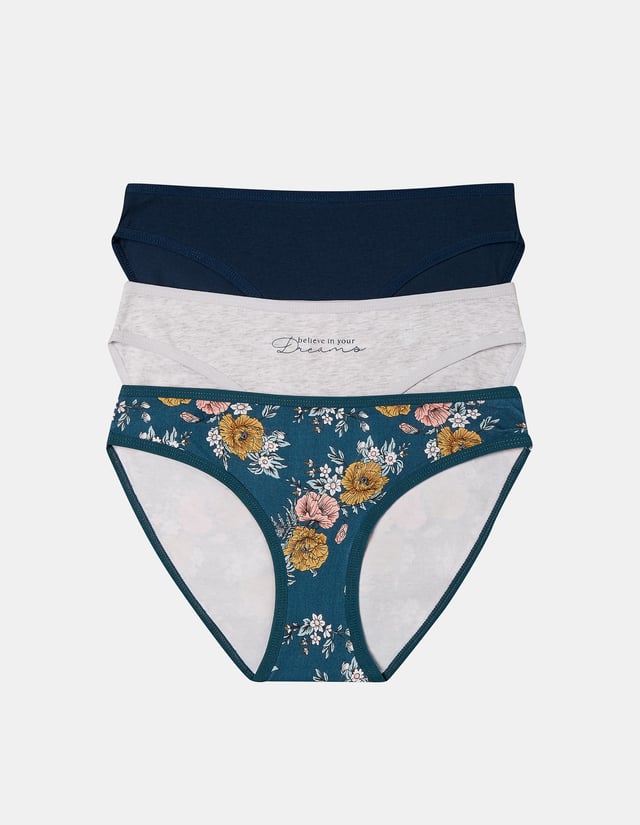 Slip Mi-Mi 3-pak - Navy-Blau