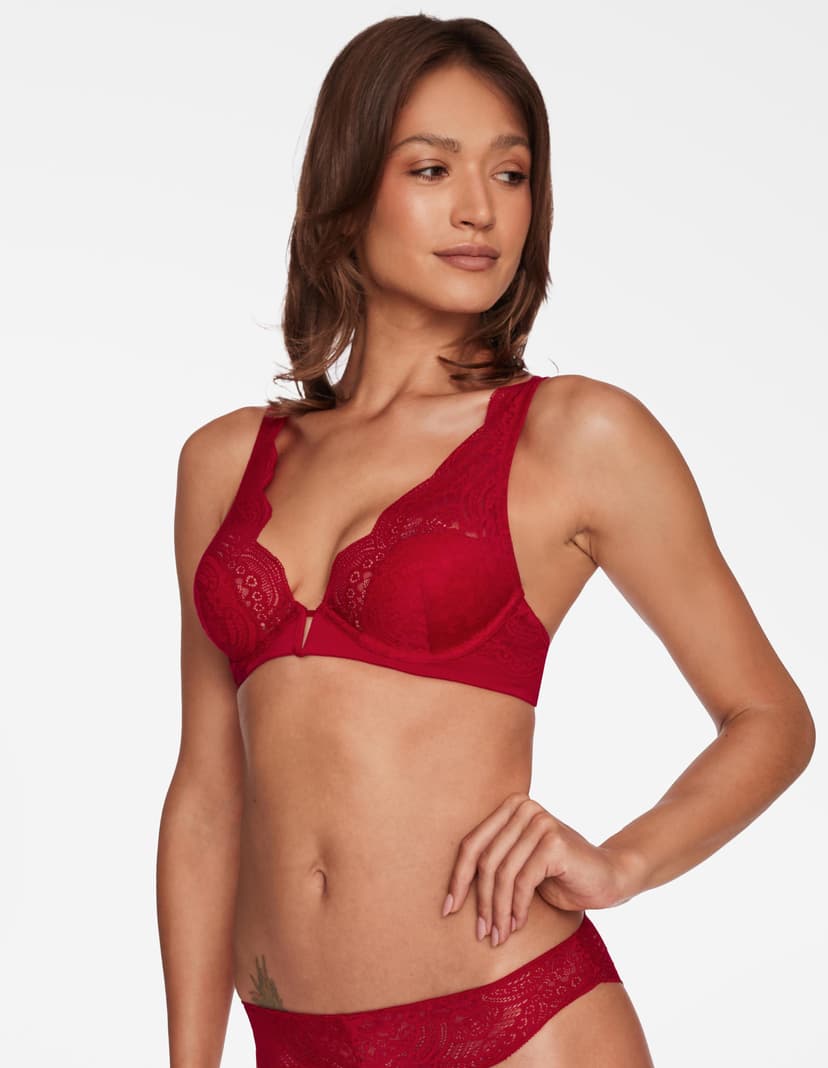 Padded bra Telima Red 2