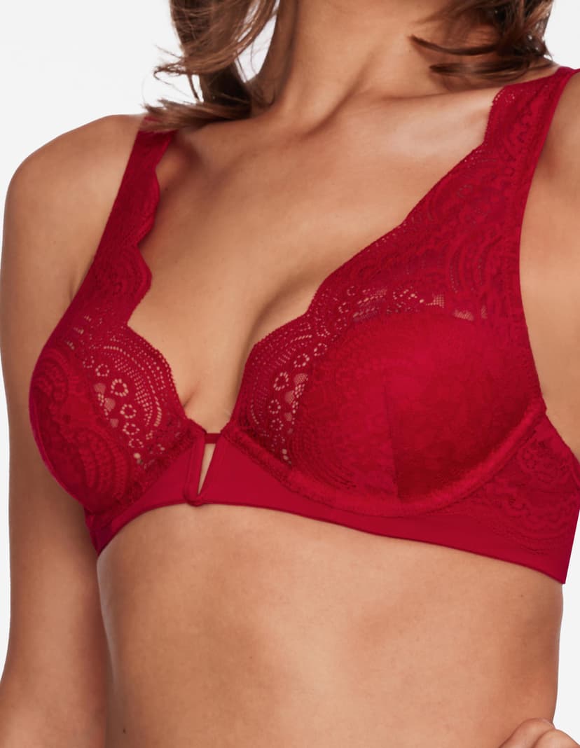 Padded bra Telima Red 4