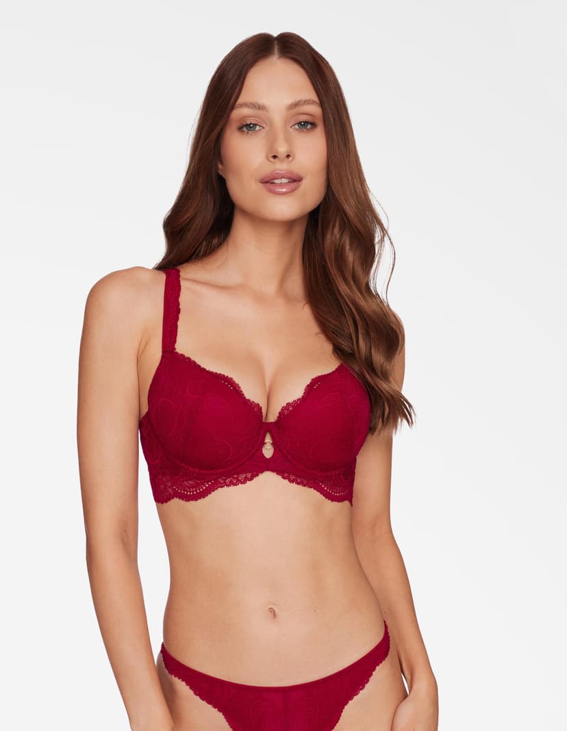 Push-up bra Tulia Red 1