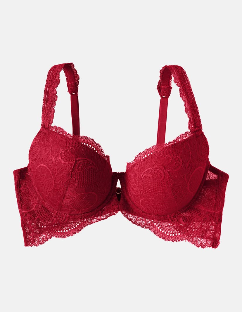 Push-up bra Tulia Red 7