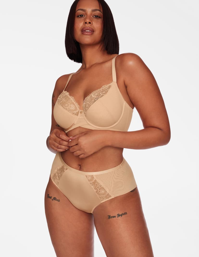 High-waisted briefs Tamana gold 1