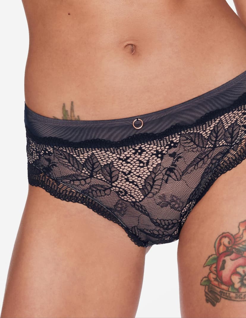 Höschen mit hoher Taille Tarot Navy-Blau 3
