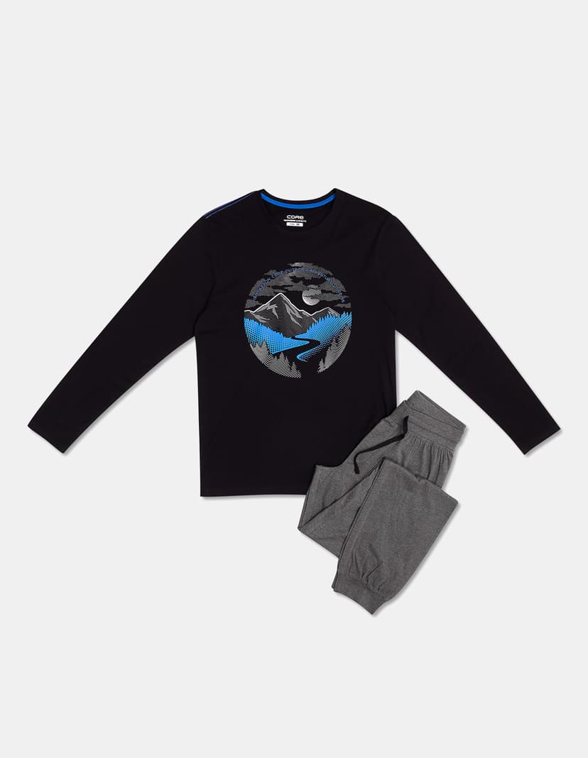 Pyjama Birch Schwarz 4