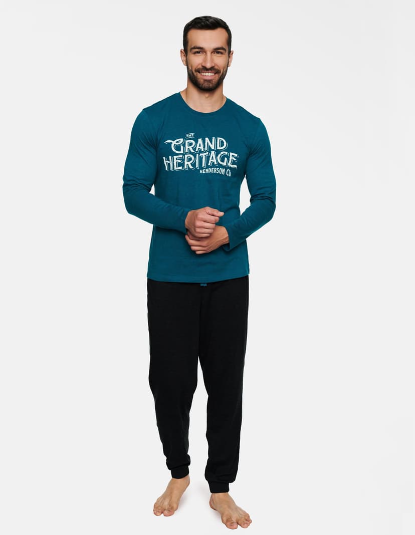 Pyjama Brand Blau 1