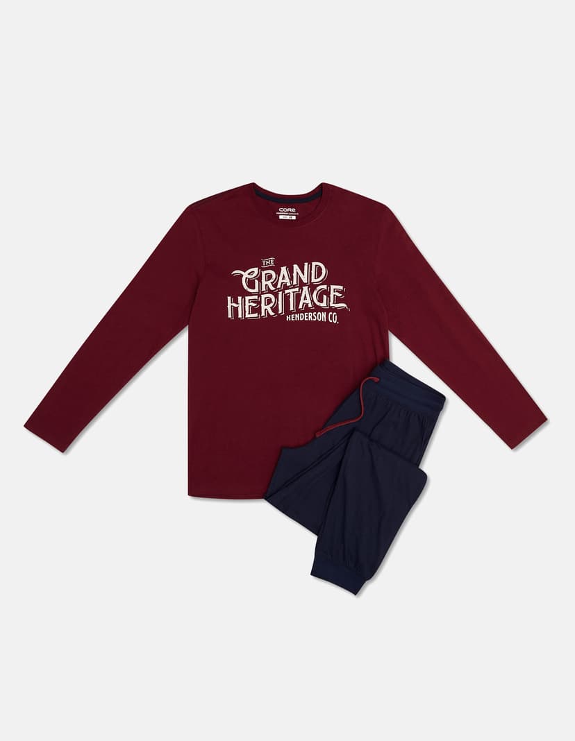 Pyjama Brand Rot 4