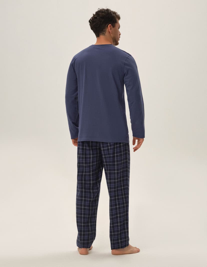 Pyjama Herb Blau 6