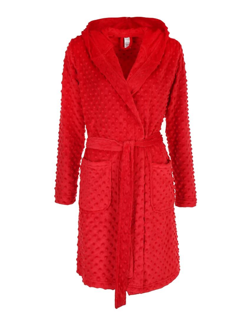 BADEMANTEL Nirel Rot 3