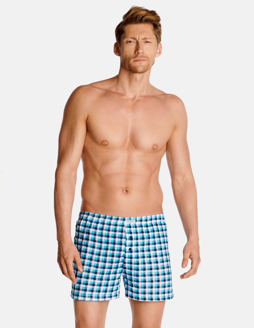 Loose Boxers Classic (Plus size) Blue 1