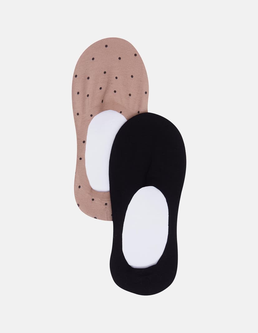 Socken Dot Beige 1