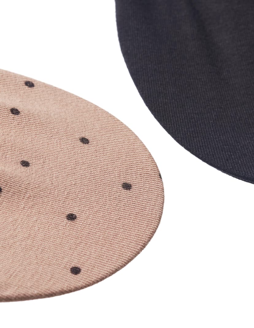 Socken Dot Beige 2