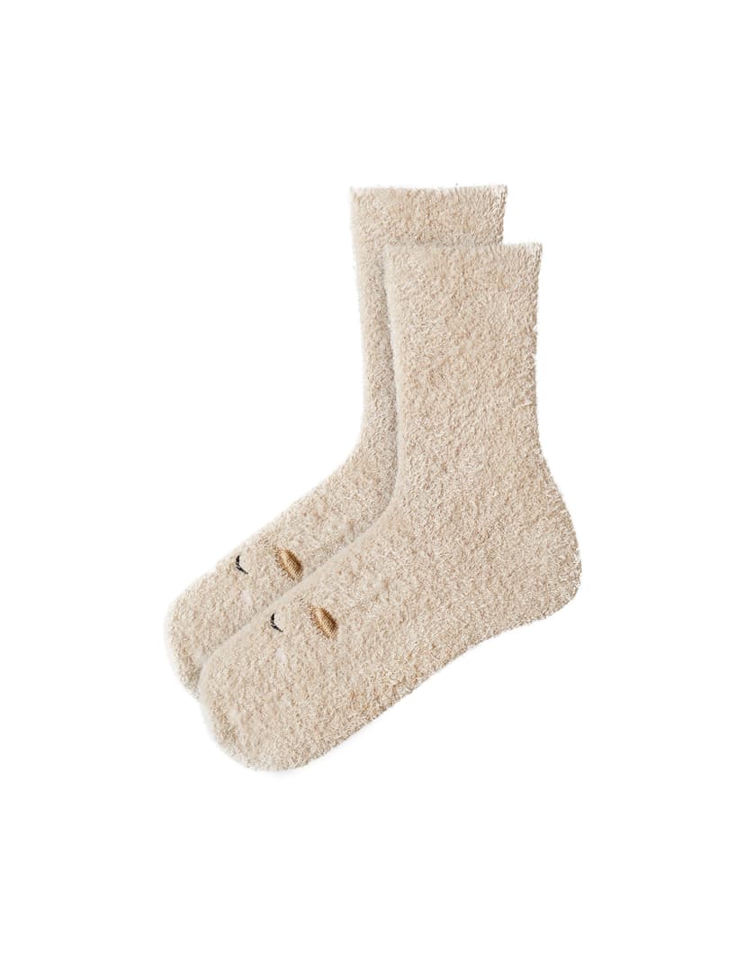 Socken Beige 1