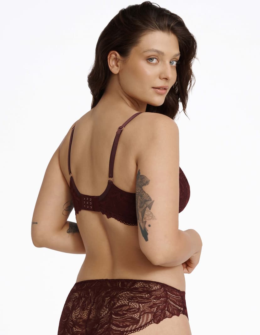 Soft bra Insoley maroon 2