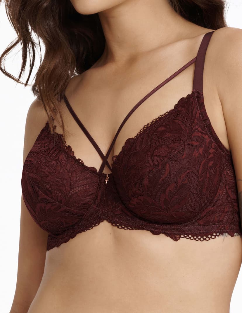 Soft bra Insoley maroon 3
