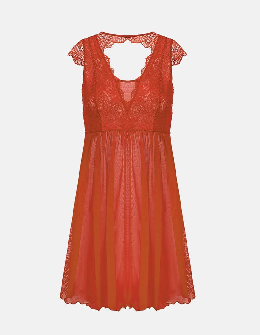 Nightdress Heidi Red 6