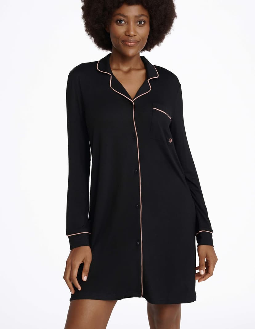 Nightdress Miracle Black 1