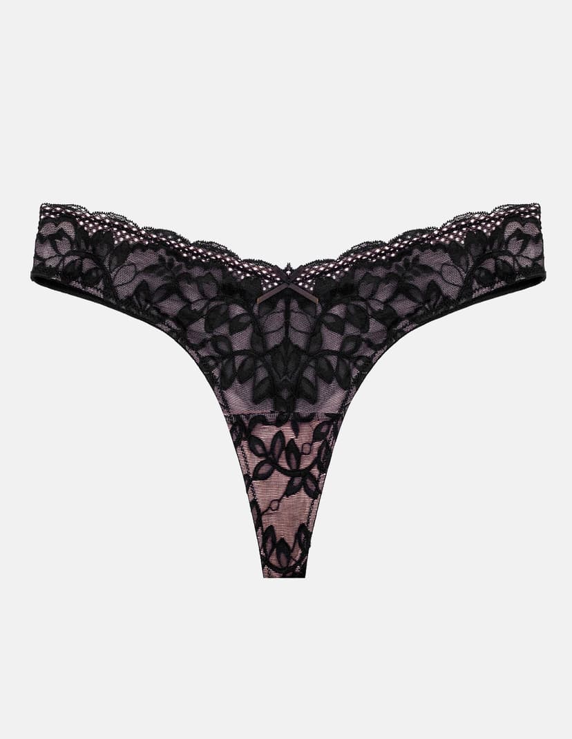Thongs Klara black and gold 6