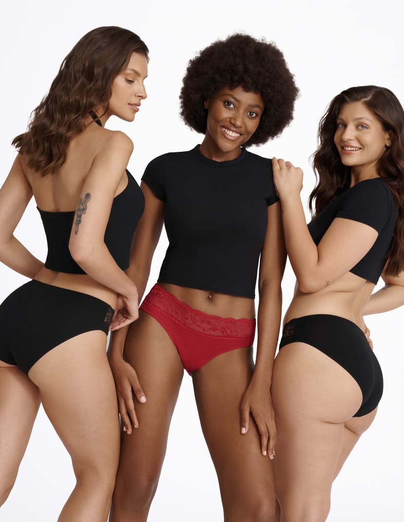 High-waisted briefs Plum Multi 5