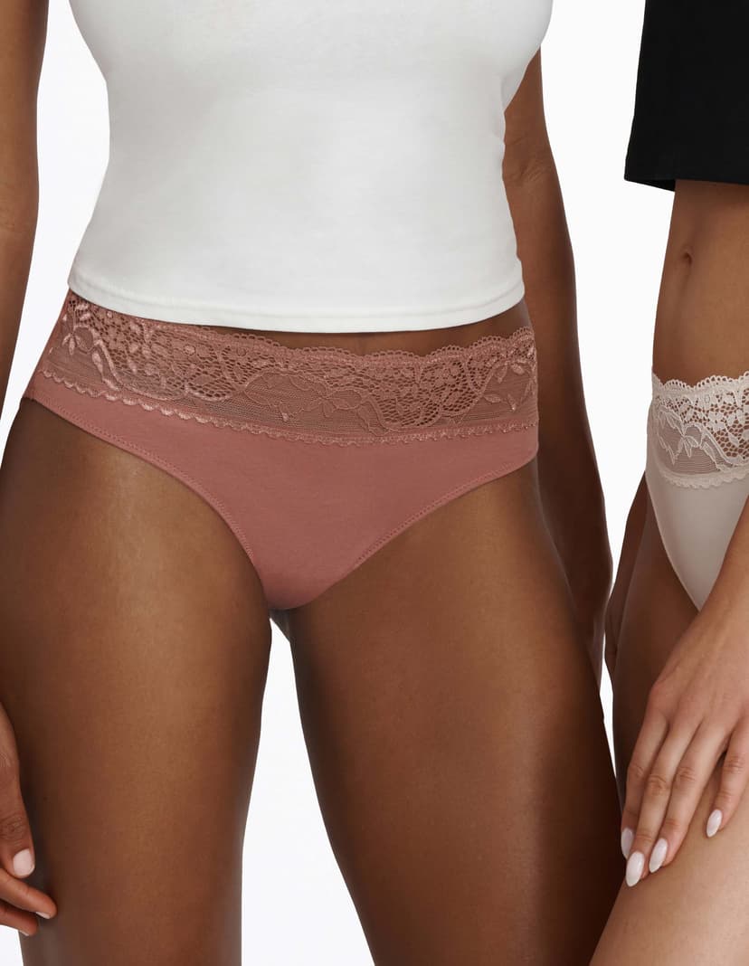 High-waisted briefs Plum Multi 3