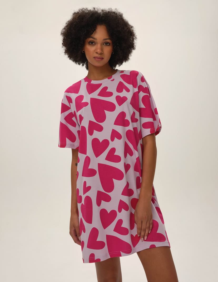 Nightgown Bloovii Jeffie pink 2
