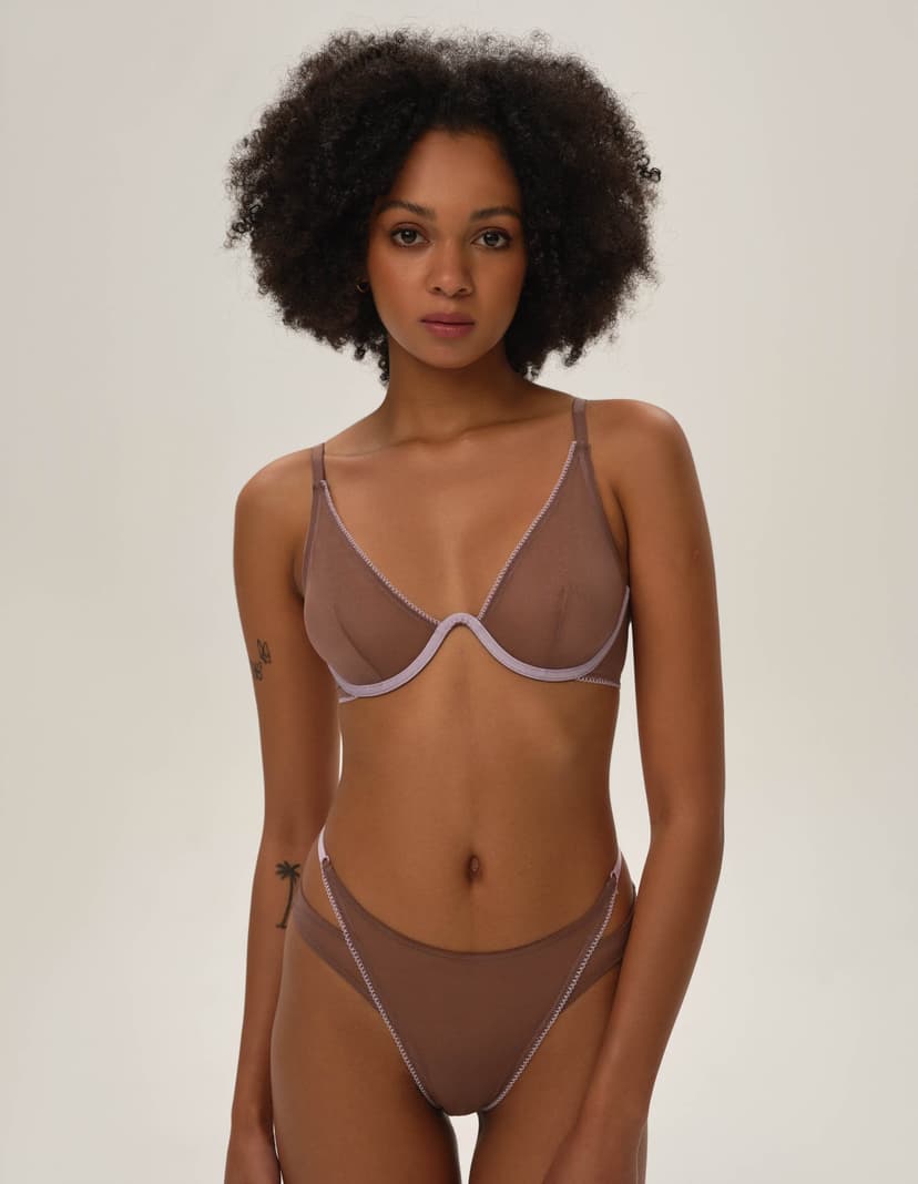 Soft bra Bloovii Oceaniq brown 2
