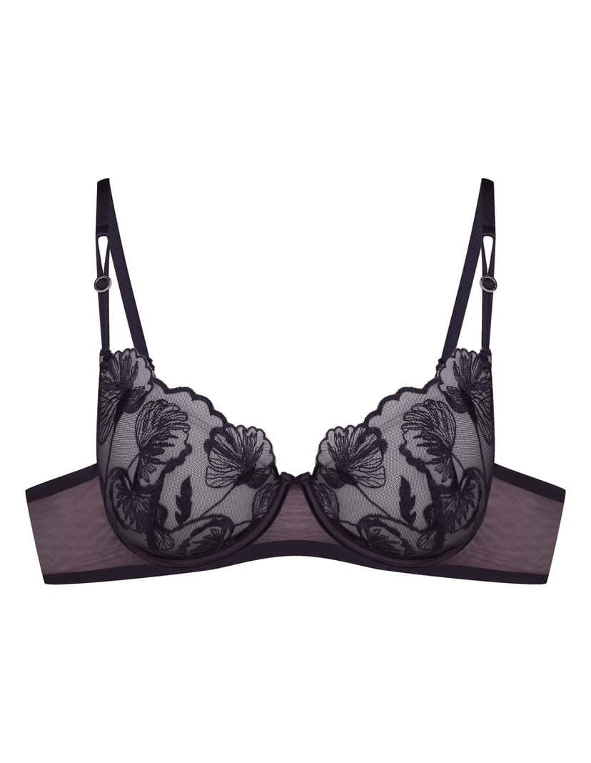 Biustonosz push-up Ophelia granatowy 5