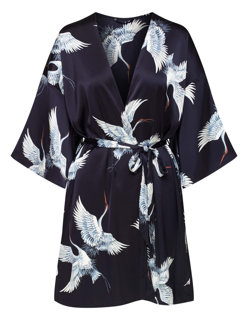 Bademantel Jael Navy-Blau 5