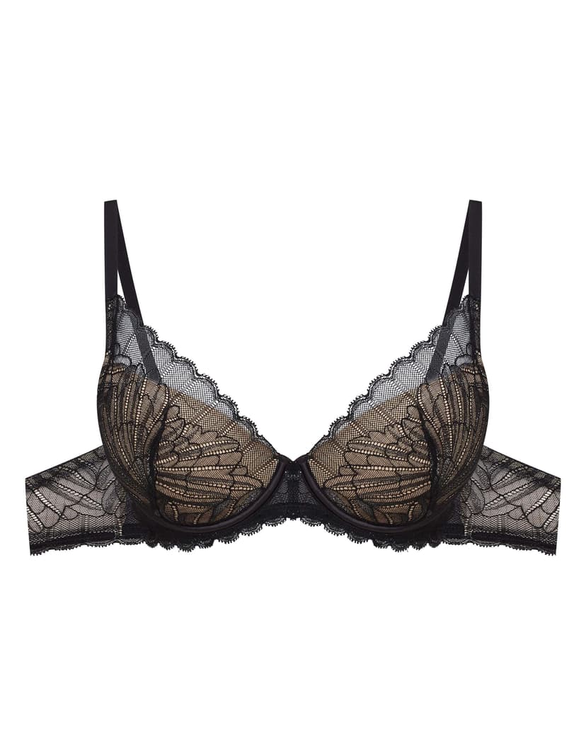 Push-up bra Oprah black and gold 6