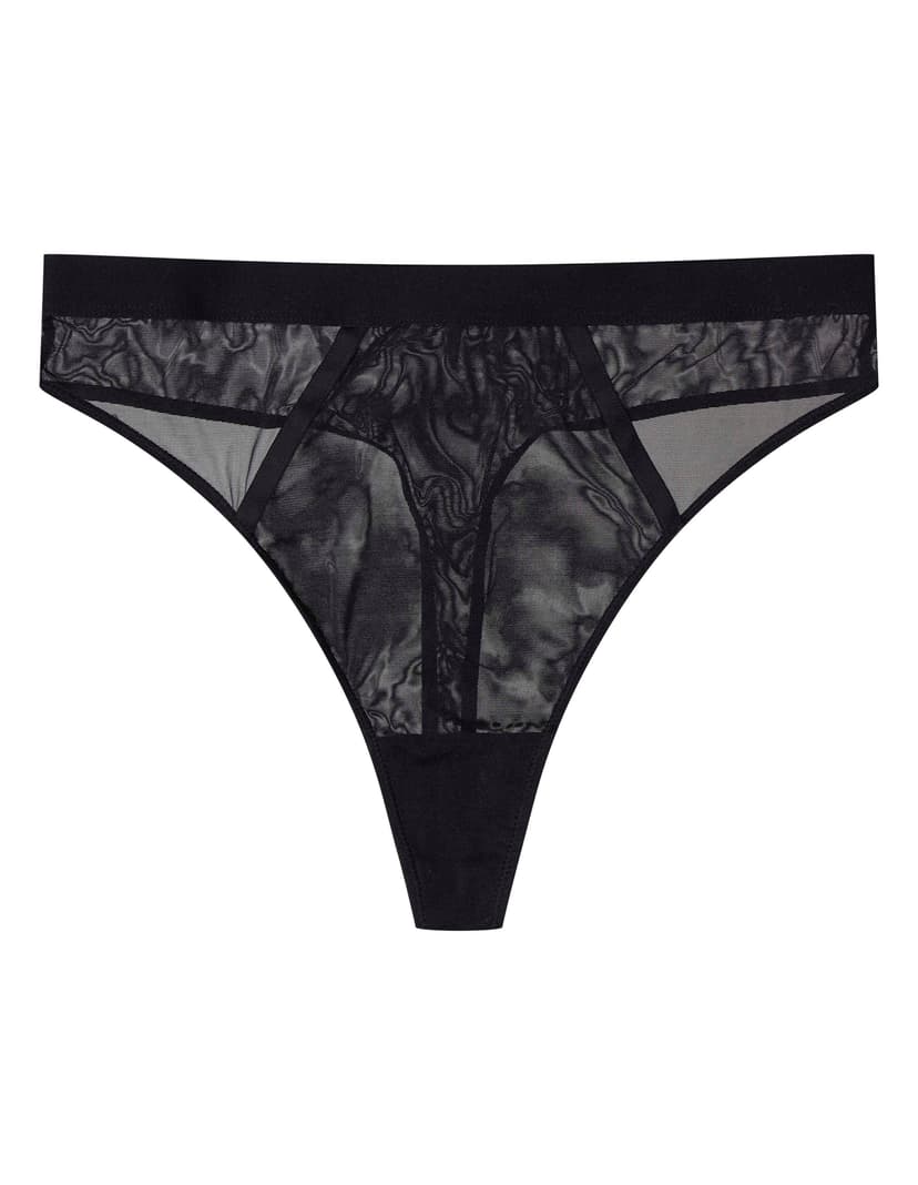 High-waisted panties Omari Black 8