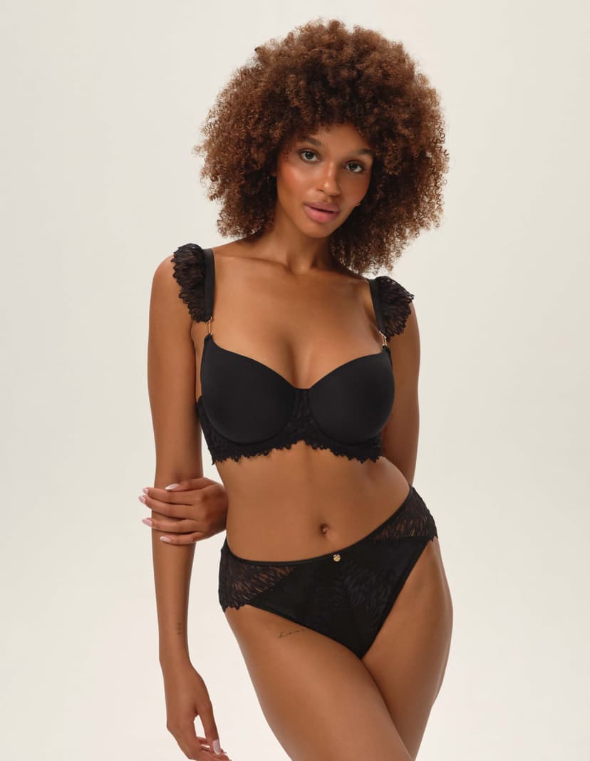 High-waisted panties Ofiel Black 1