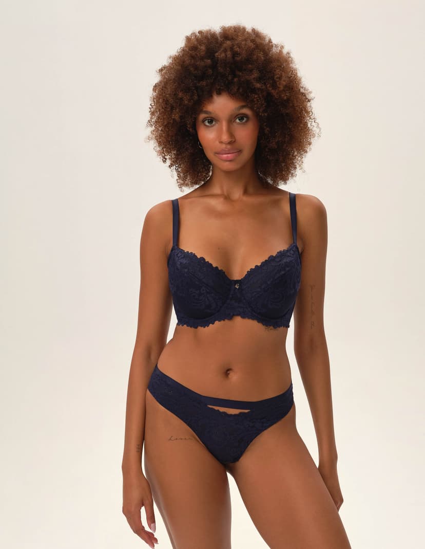 Slip Lynn Navy-Blau 1