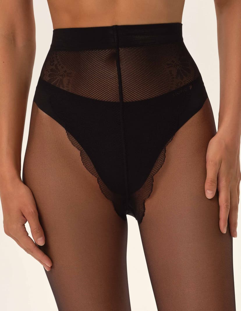 Strumpfhosen Bikini 40 Schwarz 3