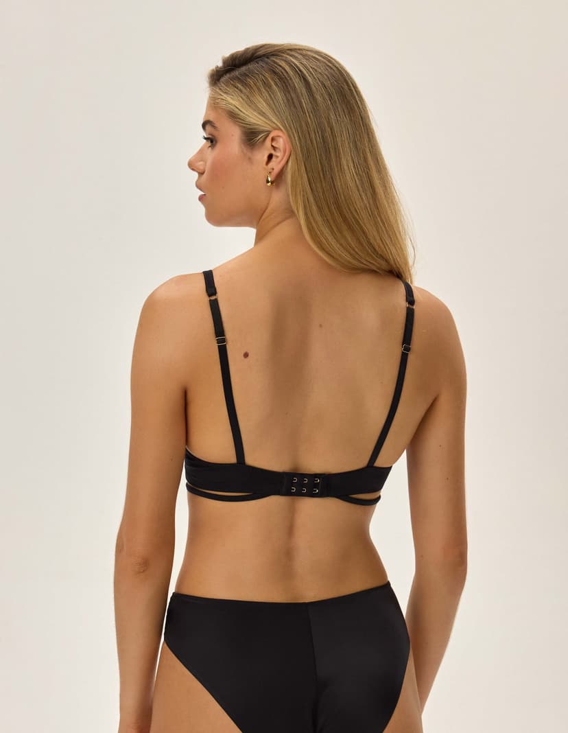 Biustonosz push-up Olla czarny 3