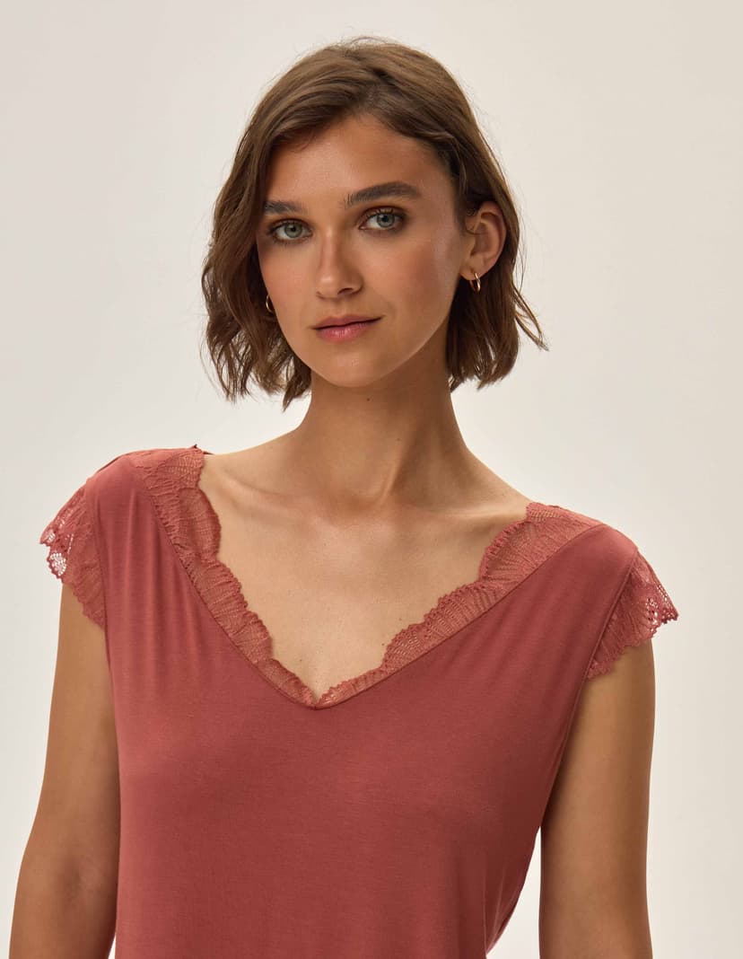 Pyjamas Joslyn maroon 2