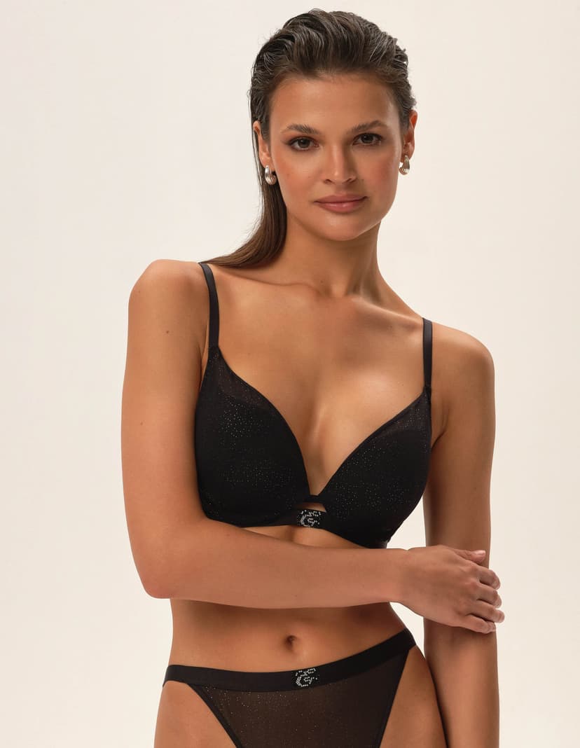 Biustonosz push-up Othilia czarny 1