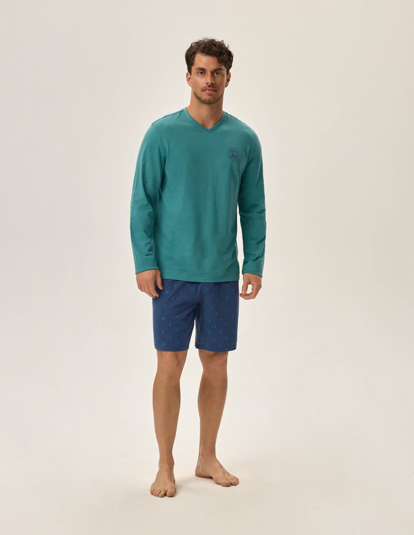 Pyjama Jog Grün 1