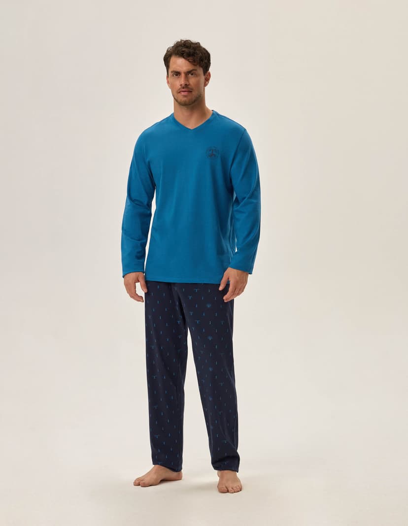 Pyjama Joger Blau 1