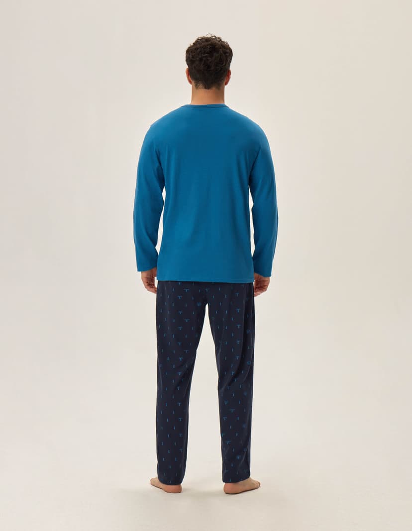 Pyjama Joger Blau 5