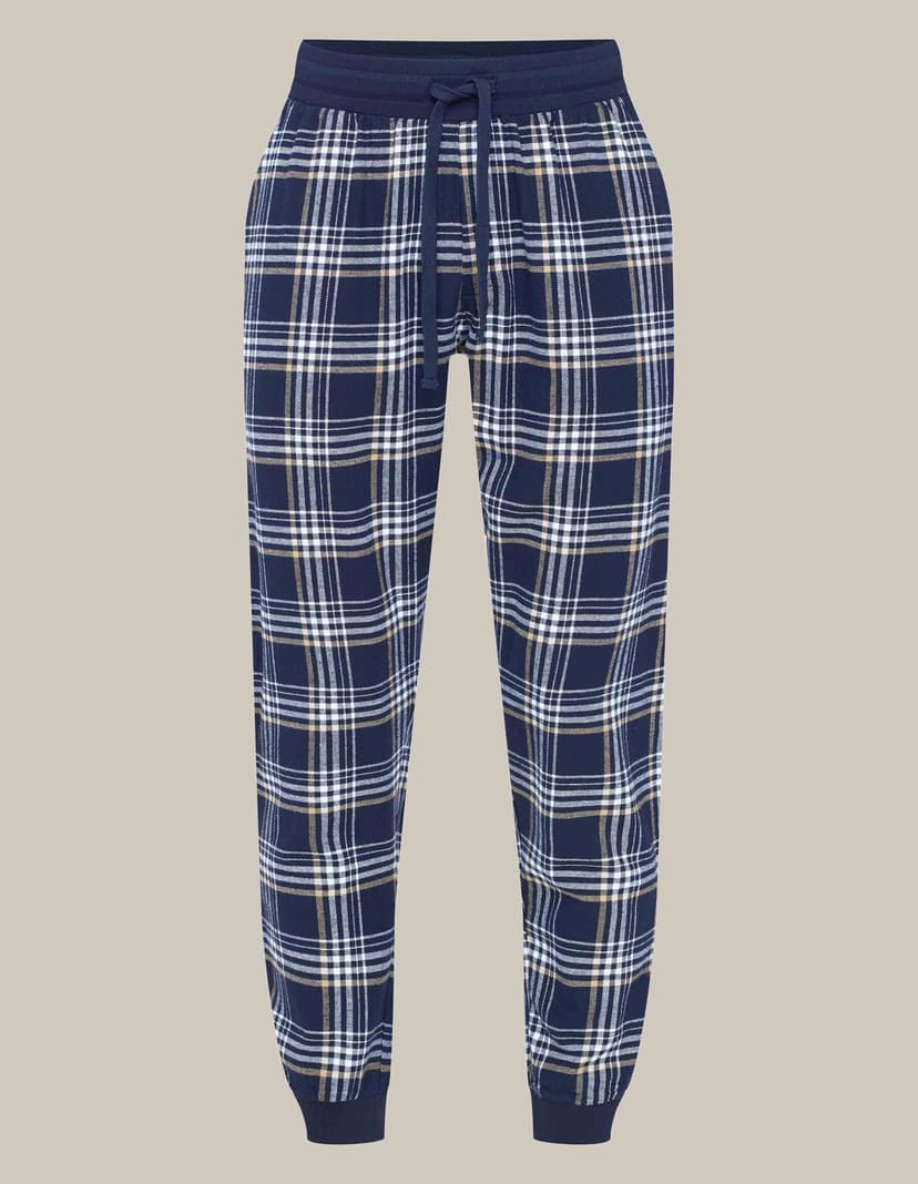 Flannel pants Honor navy 5