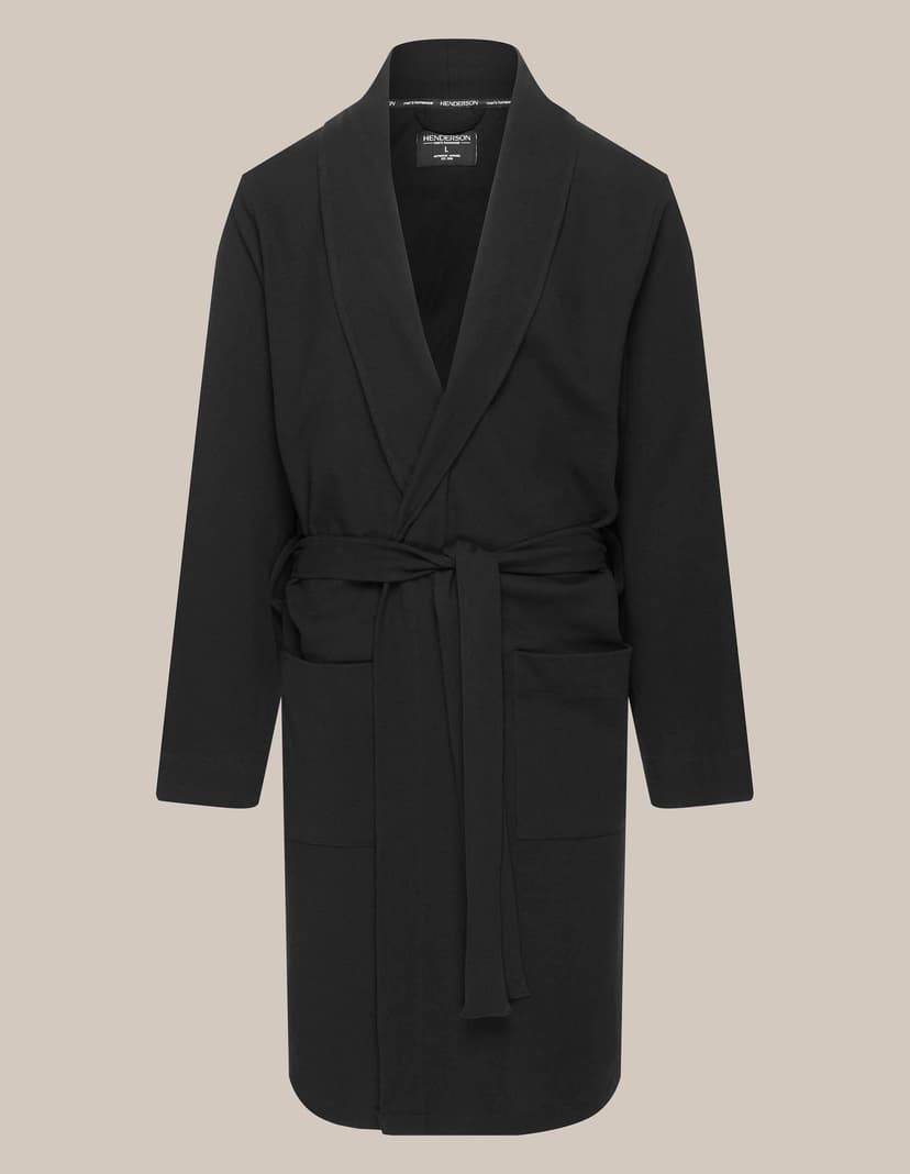 Bathrobe Home Black 6