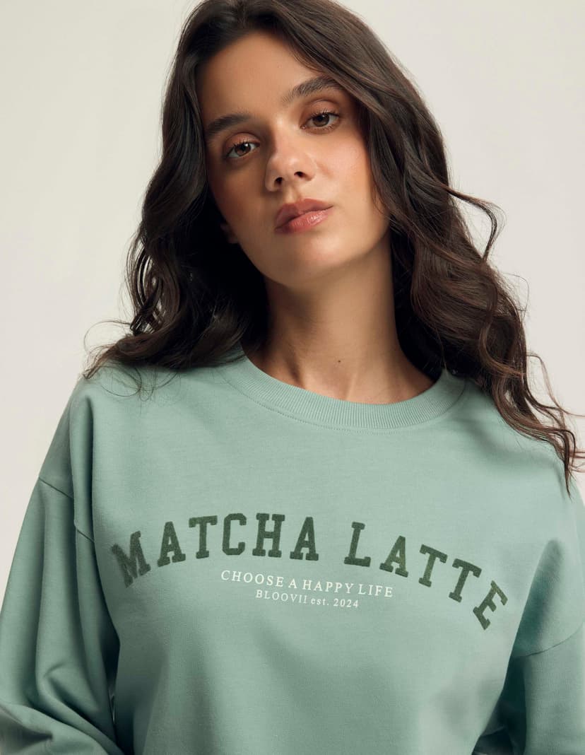 Sweatshirt Bloovii Keithan Green 2