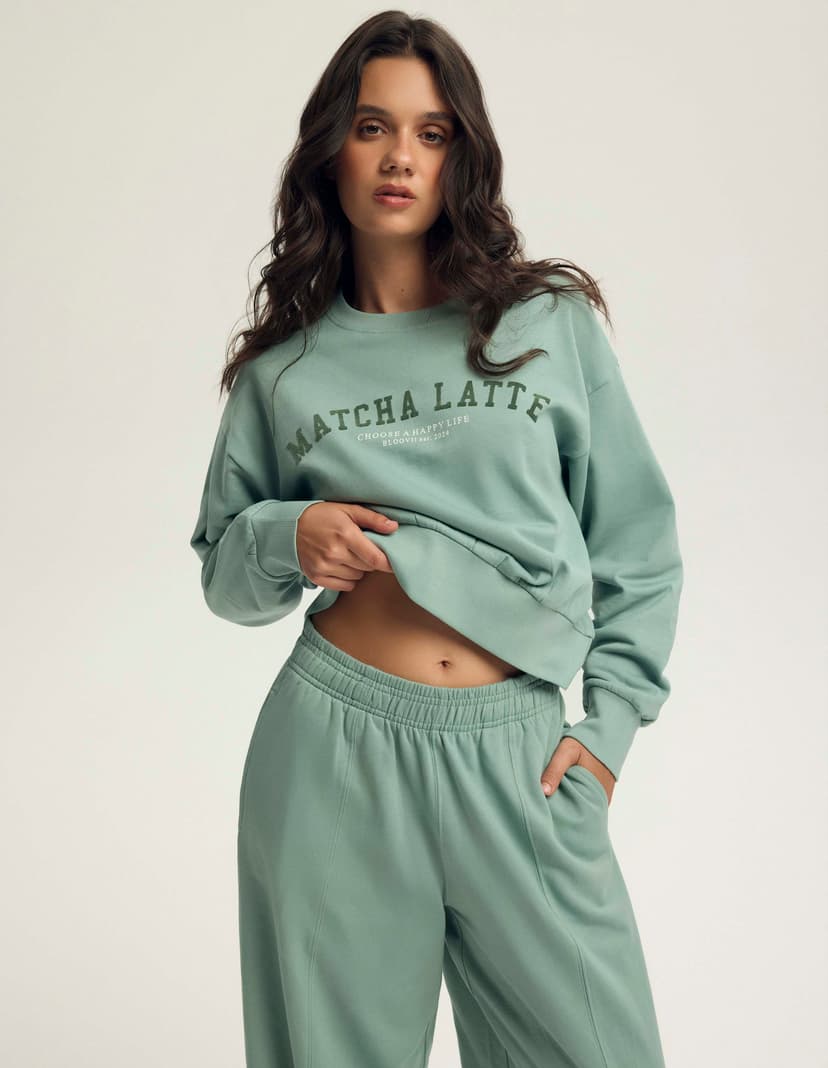 Sweatshirt Bloovii Keithan Green 3