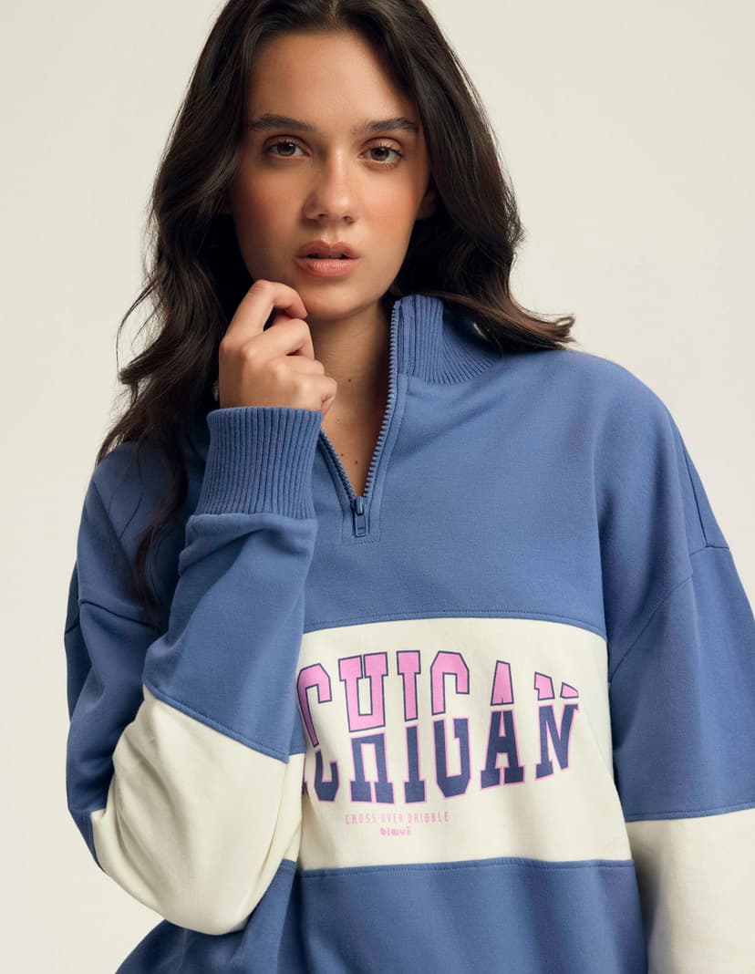 Sweatshirt Bloovii Kelby Blue 4