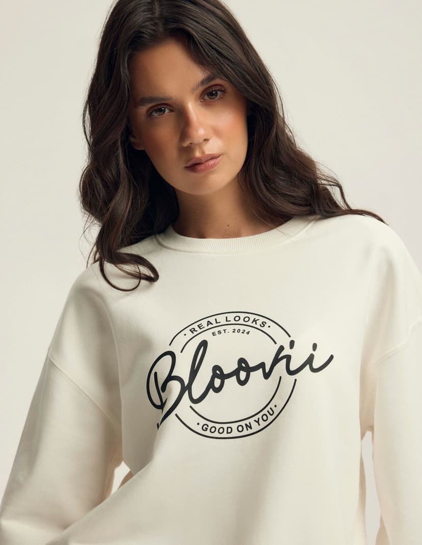 Sweatshirt Bloovii Lee cream 3